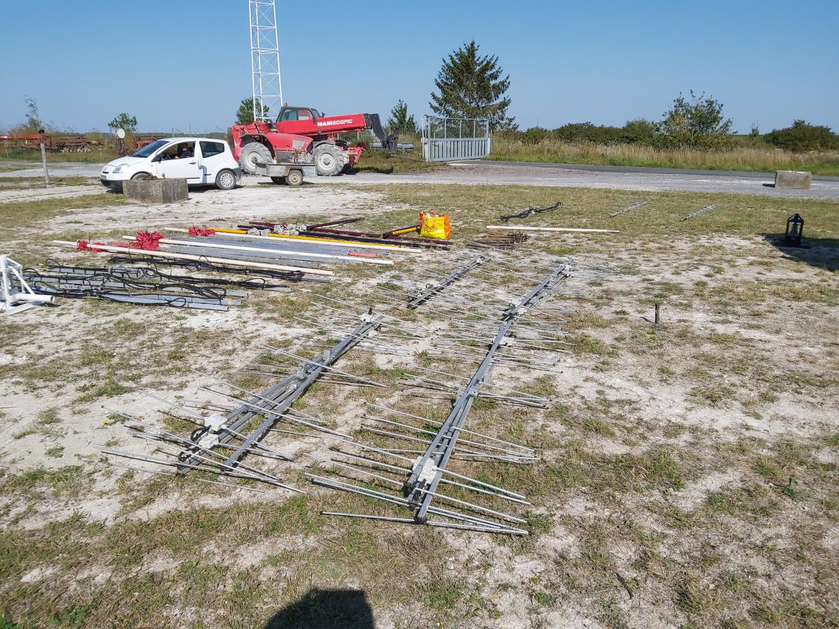 Montage des antennes